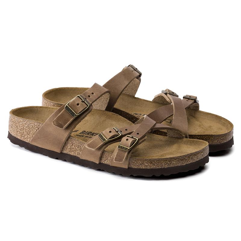 Franca Birkenstock Oiled Kozene Damske Hnede | SK 90QMA